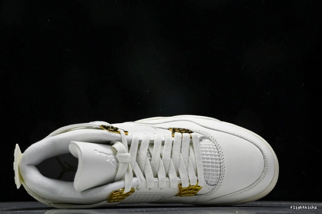 Metallic Gold Jordan AQ9129-170 4 Retro 0716